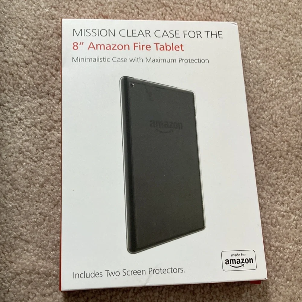 Amazon fire 8” clear case